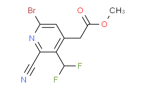 AM223325 | 1804633-21-3 | Methyl 6-bromo-2-cyano-3-(difluoromethyl)pyridine-4-acetate