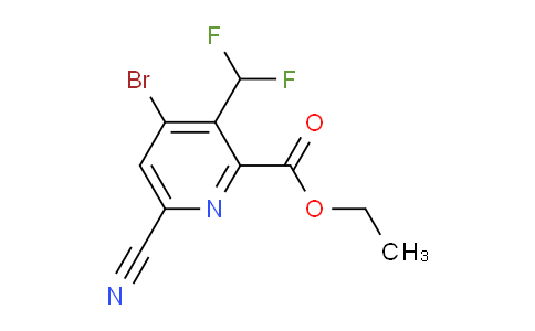 AM223326 | 1806831-49-1 | Ethyl 4-bromo-6-cyano-3-(difluoromethyl)pyridine-2-carboxylate