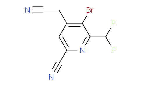 AM223331 | 1806053-09-7 | 3-Bromo-6-cyano-2-(difluoromethyl)pyridine-4-acetonitrile
