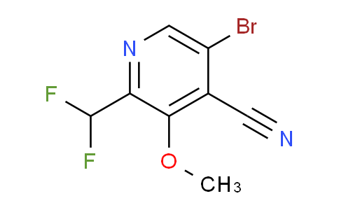 5-Bromo-4-cyano-2-(difluoromethyl)-3-methoxypyridine