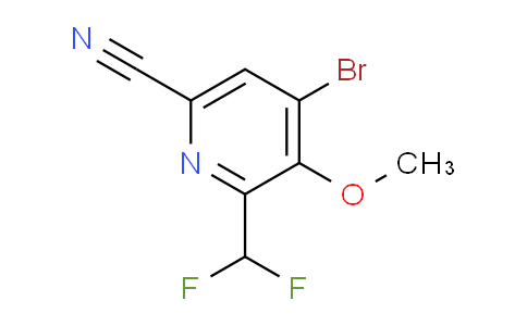 4-Bromo-6-cyano-2-(difluoromethyl)-3-methoxypyridine