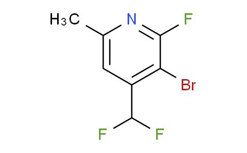 3-Bromo-4-(difluoromethyl)-2-fluoro-6-methylpyridine
