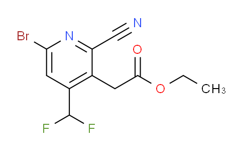 AM223353 | 1806833-59-9 | Ethyl 6-bromo-2-cyano-4-(difluoromethyl)pyridine-3-acetate