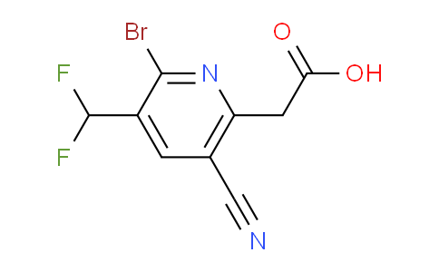 AM223356 | 1805371-66-7 | 2-Bromo-5-cyano-3-(difluoromethyl)pyridine-6-acetic acid
