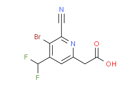 AM223357 | 1804493-62-6 | 3-Bromo-2-cyano-4-(difluoromethyl)pyridine-6-acetic acid