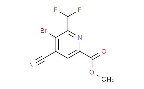 AM223358 | 1806916-71-1 | Methyl 3-bromo-4-cyano-2-(difluoromethyl)pyridine-6-carboxylate