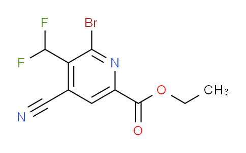 AM223359 | 1805355-09-2 | Ethyl 2-bromo-4-cyano-3-(difluoromethyl)pyridine-6-carboxylate