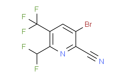 AM223370 | 1805441-40-0 | 3-Bromo-2-cyano-6-(difluoromethyl)-5-(trifluoromethyl)pyridine