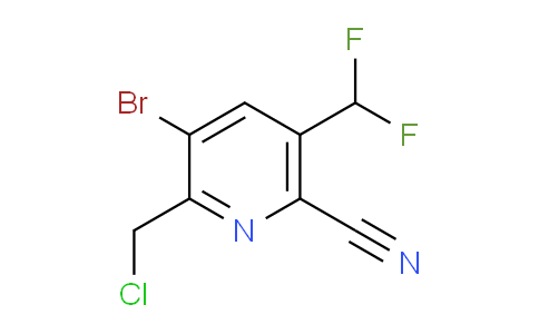 AM223376 | 1805386-62-2 | 3-Bromo-2-(chloromethyl)-6-cyano-5-(difluoromethyl)pyridine