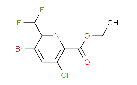 AM223377 | 1805340-66-2 | Ethyl 3-bromo-5-chloro-2-(difluoromethyl)pyridine-6-carboxylate