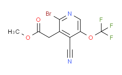 AM22338 | 1806027-17-7 | Methyl 2-bromo-4-cyano-5-(trifluoromethoxy)pyridine-3-acetate