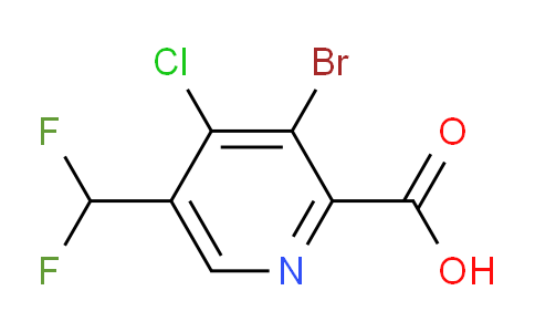 AM223381 | 1805433-47-9 | 3-Bromo-4-chloro-5-(difluoromethyl)pyridine-2-carboxylic acid