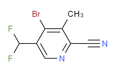 AM223390 | 1804846-50-1 | 4-Bromo-2-cyano-5-(difluoromethyl)-3-methylpyridine