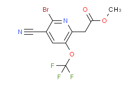 AM22340 | 1804394-67-9 | Methyl 2-bromo-3-cyano-5-(trifluoromethoxy)pyridine-6-acetate