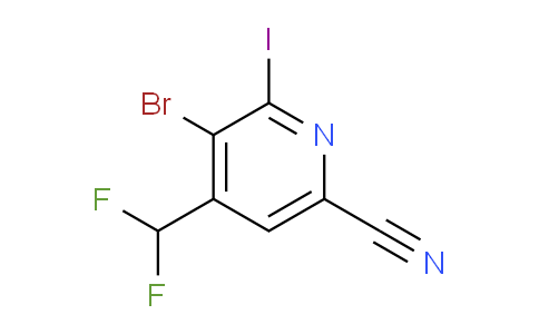 AM223402 | 1806044-23-4 | 3-Bromo-6-cyano-4-(difluoromethyl)-2-iodopyridine