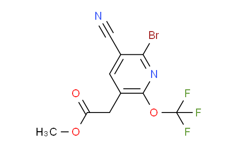 AM22341 | 1804589-18-1 | Methyl 2-bromo-3-cyano-6-(trifluoromethoxy)pyridine-5-acetate