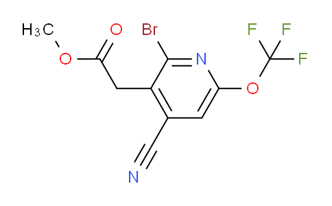 AM22342 | 1806211-86-8 | Methyl 2-bromo-4-cyano-6-(trifluoromethoxy)pyridine-3-acetate