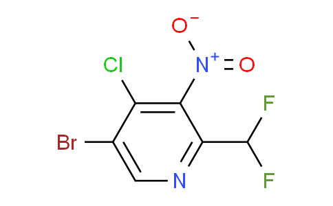 AM223422 | 1806909-51-2 | 5-Bromo-4-chloro-2-(difluoromethyl)-3-nitropyridine