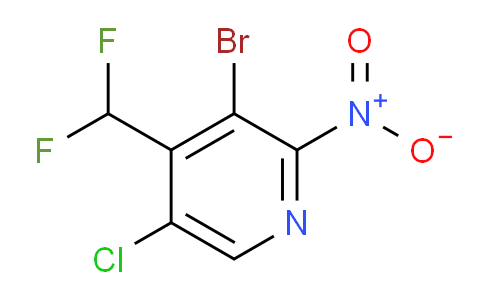 AM223423 | 1806909-64-7 | 3-Bromo-5-chloro-4-(difluoromethyl)-2-nitropyridine