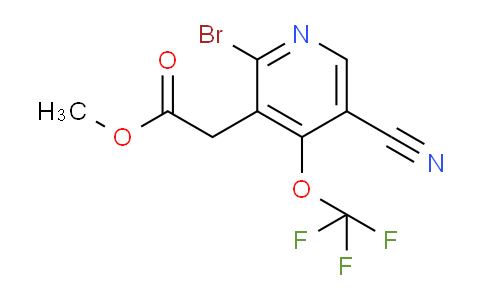 AM22343 | 1804589-24-9 | Methyl 2-bromo-5-cyano-4-(trifluoromethoxy)pyridine-3-acetate