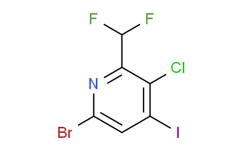 AM223431 | 1803687-90-2 | 6-Bromo-3-chloro-2-(difluoromethyl)-4-iodopyridine