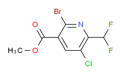 AM223432 | 1805170-60-8 | Methyl 2-bromo-5-chloro-6-(difluoromethyl)pyridine-3-carboxylate