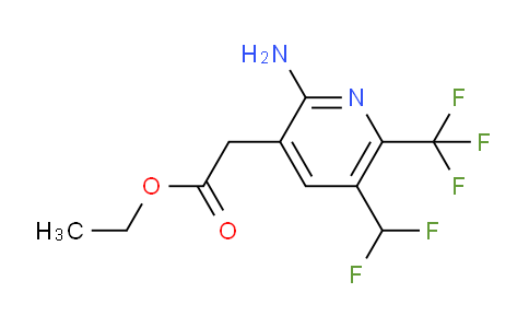 AM223440 | 1805013-28-8 | Ethyl 2-amino-5-(difluoromethyl)-6-(trifluoromethyl)pyridine-3-acetate