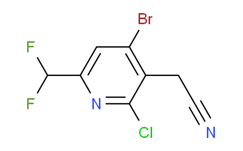 AM223446 | 1806033-82-8 | 4-Bromo-2-chloro-6-(difluoromethyl)pyridine-3-acetonitrile
