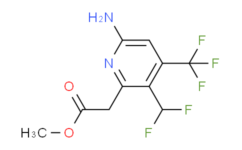 AM223450 | 1805017-18-8 | Methyl 6-amino-3-(difluoromethyl)-4-(trifluoromethyl)pyridine-2-acetate