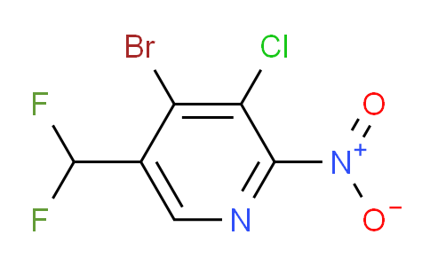 AM223452 | 1806031-43-5 | 4-Bromo-3-chloro-5-(difluoromethyl)-2-nitropyridine