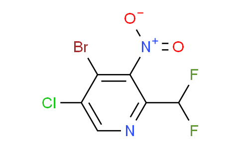 AM223453 | 1806933-20-9 | 4-Bromo-5-chloro-2-(difluoromethyl)-3-nitropyridine