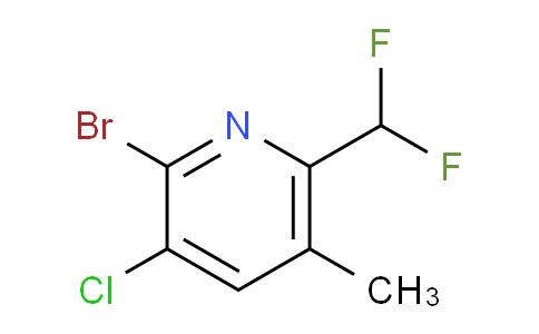 AM223456 | 1805236-75-2 | 2-Bromo-3-chloro-6-(difluoromethyl)-5-methylpyridine