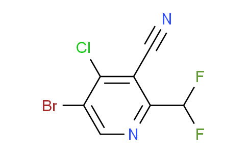 AM223462 | 1805087-59-5 | 5-Bromo-4-chloro-3-cyano-2-(difluoromethyl)pyridine