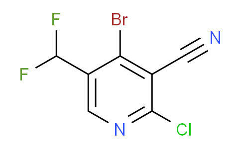 AM223463 | 1804457-80-4 | 4-Bromo-2-chloro-3-cyano-5-(difluoromethyl)pyridine