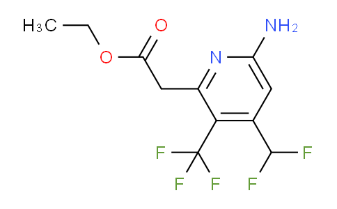 AM223467 | 1803686-76-1 | Ethyl 6-amino-4-(difluoromethyl)-3-(trifluoromethyl)pyridine-2-acetate