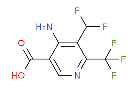 4-Amino-3-(difluoromethyl)-2-(trifluoromethyl)pyridine-5-carboxylic acid