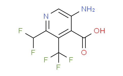 5-Amino-2-(difluoromethyl)-3-(trifluoromethyl)pyridine-4-carboxylic acid