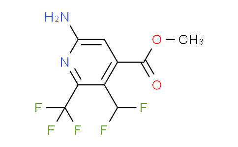 Methyl 6-amino-3-(difluoromethyl)-2-(trifluoromethyl)pyridine-4-carboxylate