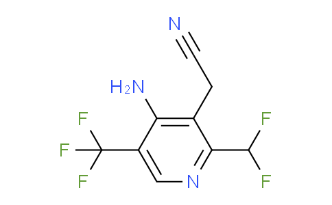 AM223484 | 1806843-66-2 | 4-Amino-2-(difluoromethyl)-5-(trifluoromethyl)pyridine-3-acetonitrile