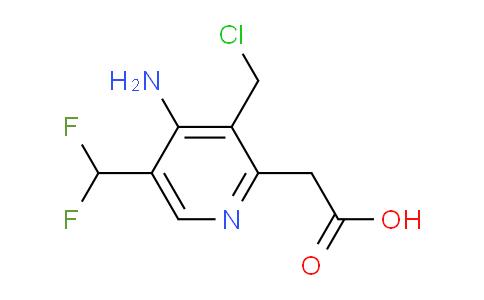 AM223495 | 1805380-42-0 | 4-Amino-3-(chloromethyl)-5-(difluoromethyl)pyridine-2-acetic acid