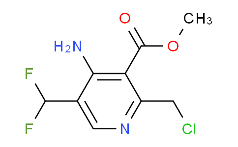 AM223497 | 1805359-18-5 | Methyl 4-amino-2-(chloromethyl)-5-(difluoromethyl)pyridine-3-carboxylate