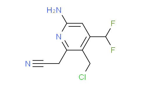 AM223517 | 1804721-93-4 | 6-Amino-3-(chloromethyl)-4-(difluoromethyl)pyridine-2-acetonitrile