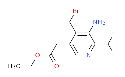 AM223519 | 1805384-93-3 | Ethyl 3-amino-4-(bromomethyl)-2-(difluoromethyl)pyridine-5-acetate