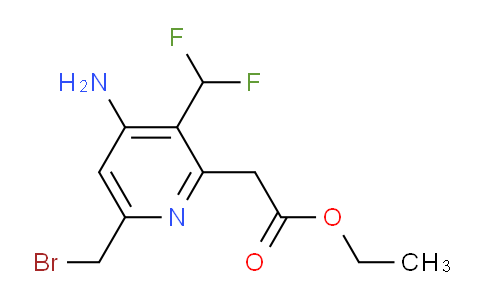 AM223520 | 1805021-14-0 | Ethyl 4-amino-6-(bromomethyl)-3-(difluoromethyl)pyridine-2-acetate