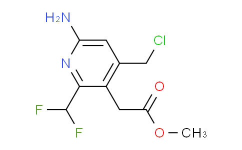 AM223521 | 1805382-77-7 | Methyl 6-amino-4-(chloromethyl)-2-(difluoromethyl)pyridine-3-acetate