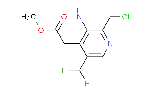AM223522 | 1805237-77-7 | Methyl 3-amino-2-(chloromethyl)-5-(difluoromethyl)pyridine-4-acetate