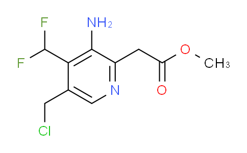 AM223523 | 1803690-87-0 | Methyl 3-amino-5-(chloromethyl)-4-(difluoromethyl)pyridine-2-acetate