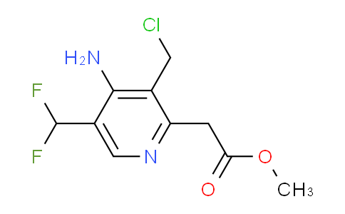 AM223524 | 1805380-84-0 | Methyl 4-amino-3-(chloromethyl)-5-(difluoromethyl)pyridine-2-acetate