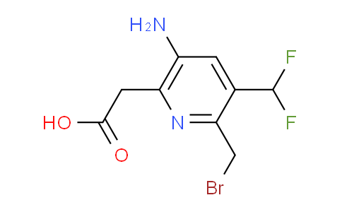 AM223527 | 1805019-94-6 | 5-Amino-2-(bromomethyl)-3-(difluoromethyl)pyridine-6-acetic acid