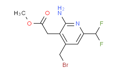 AM223529 | 1805020-29-4 | Methyl 2-amino-4-(bromomethyl)-6-(difluoromethyl)pyridine-3-acetate